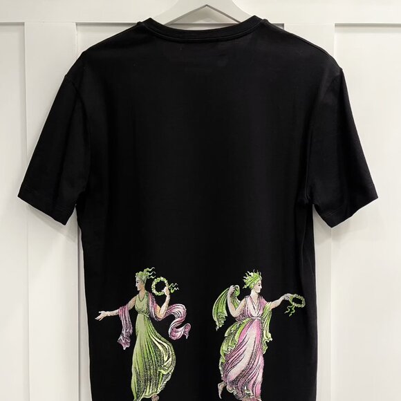 Versace Dancing Medusa Statues cotton short sleeve T-Shirt - Picture 2 of 6